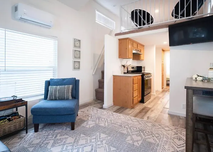 The Best Tiny Home Loft And Private Yard